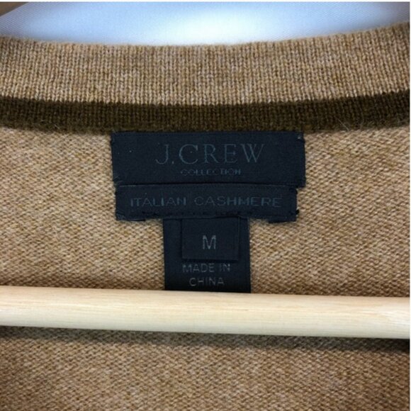 J.Crew Collection Italian Cashmere Framed Long Sleeve Tee Knit Sweater M - Picture 5 of 7